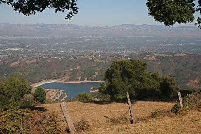 The view of Silicon Valley from the winery